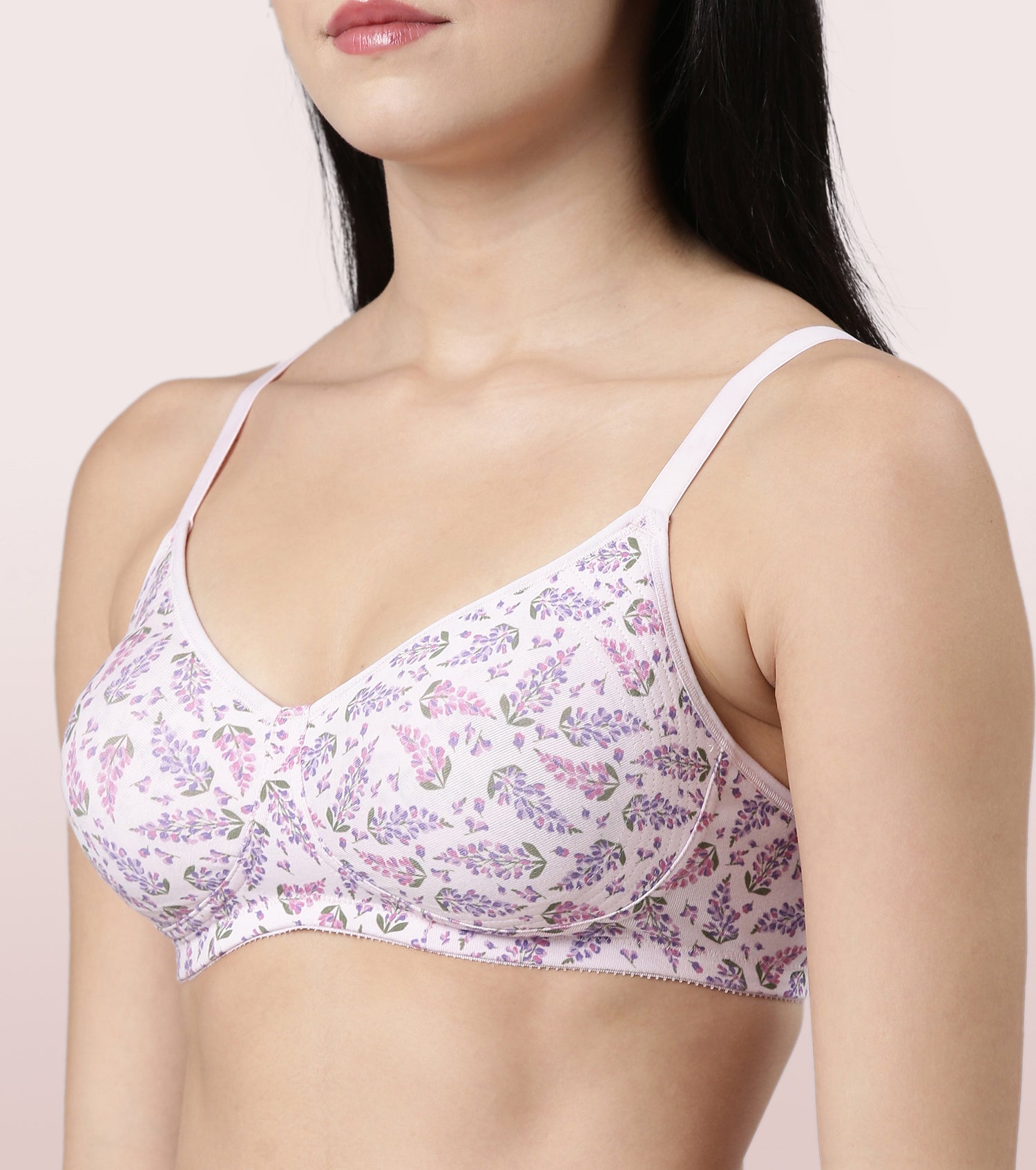 Enamor Everyday Side Support Shaper Stretch Cotton Bra For Women - High  Coverage, Non-Padded, Non-Wired Bra | A042 | Revello Print - REVELLO PRINT  /