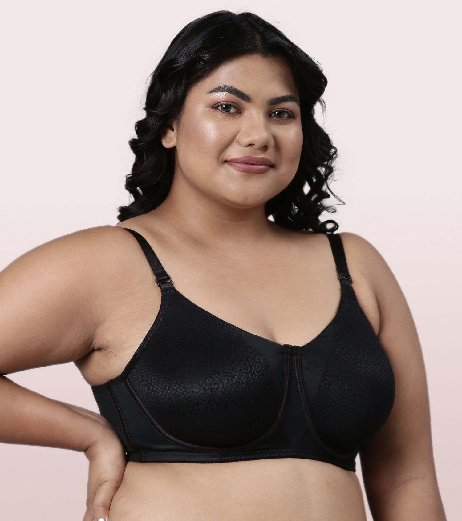 Enamor F124 SMOOTHENING MINIMIZER BRA NON-PADDED WIRED FULL COVERAGE