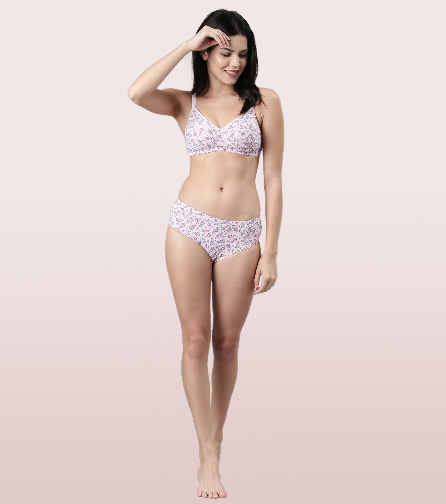 Enamor Fab-Cool Stretch Cotton Everyday Bra for Women- High Coverage, Non Padded and Wirefree