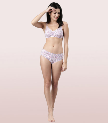 Enamor Fab-Cool Stretch Cotton Everyday Bra for Women- High Coverage, Non Padded and Wirefree
