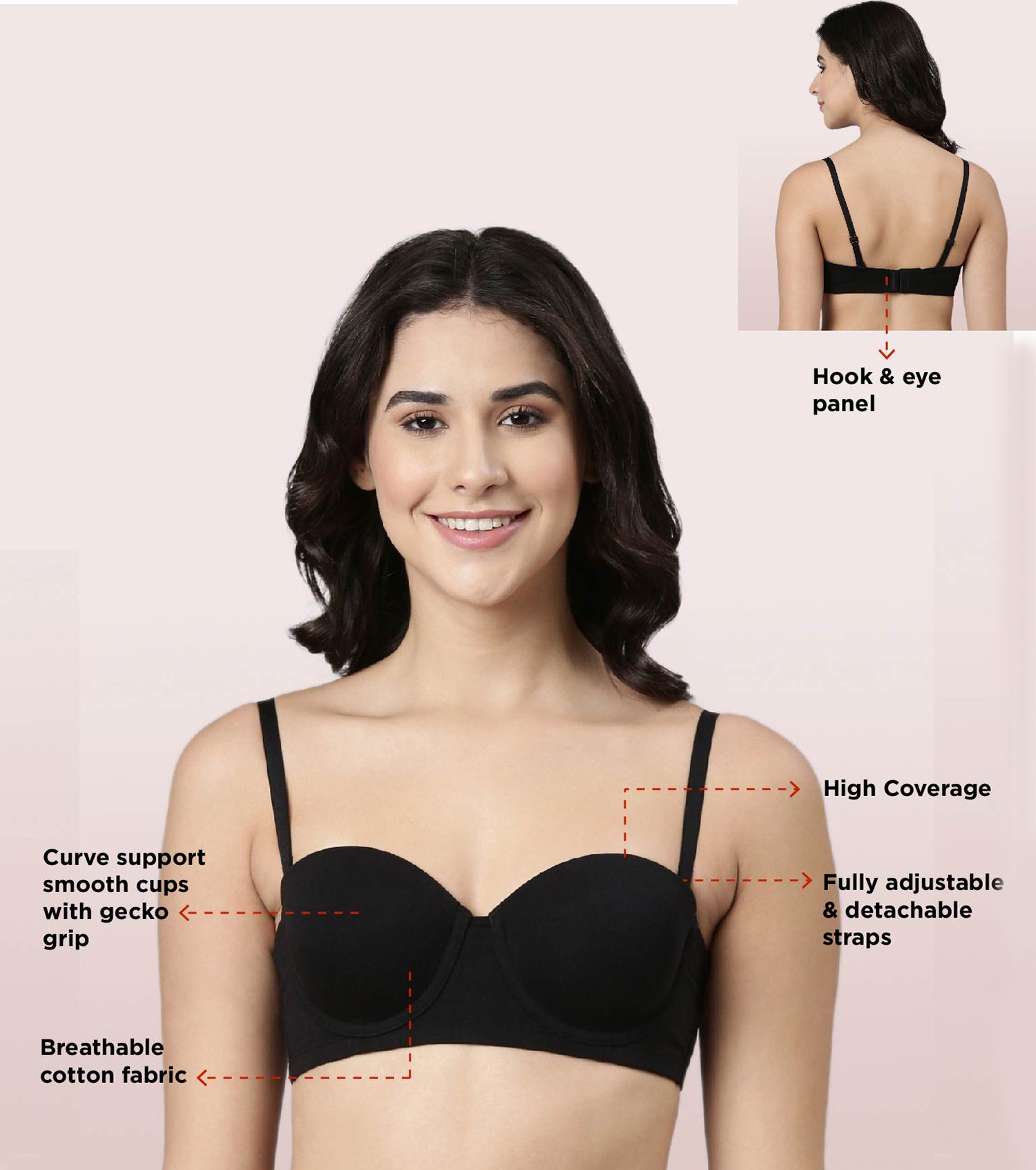 Enamor 38 Band Size Strapless Bra in Chandigarh - Dealers