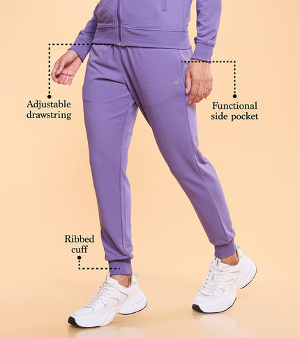 Enamor A406 High Waist Jogger - French Terry | Relaxed Fit, High Waist, Regular Length