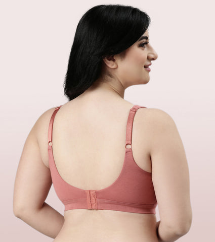 Enamor Cloud Soft Cotton Full Support Minimizer Bra | A064