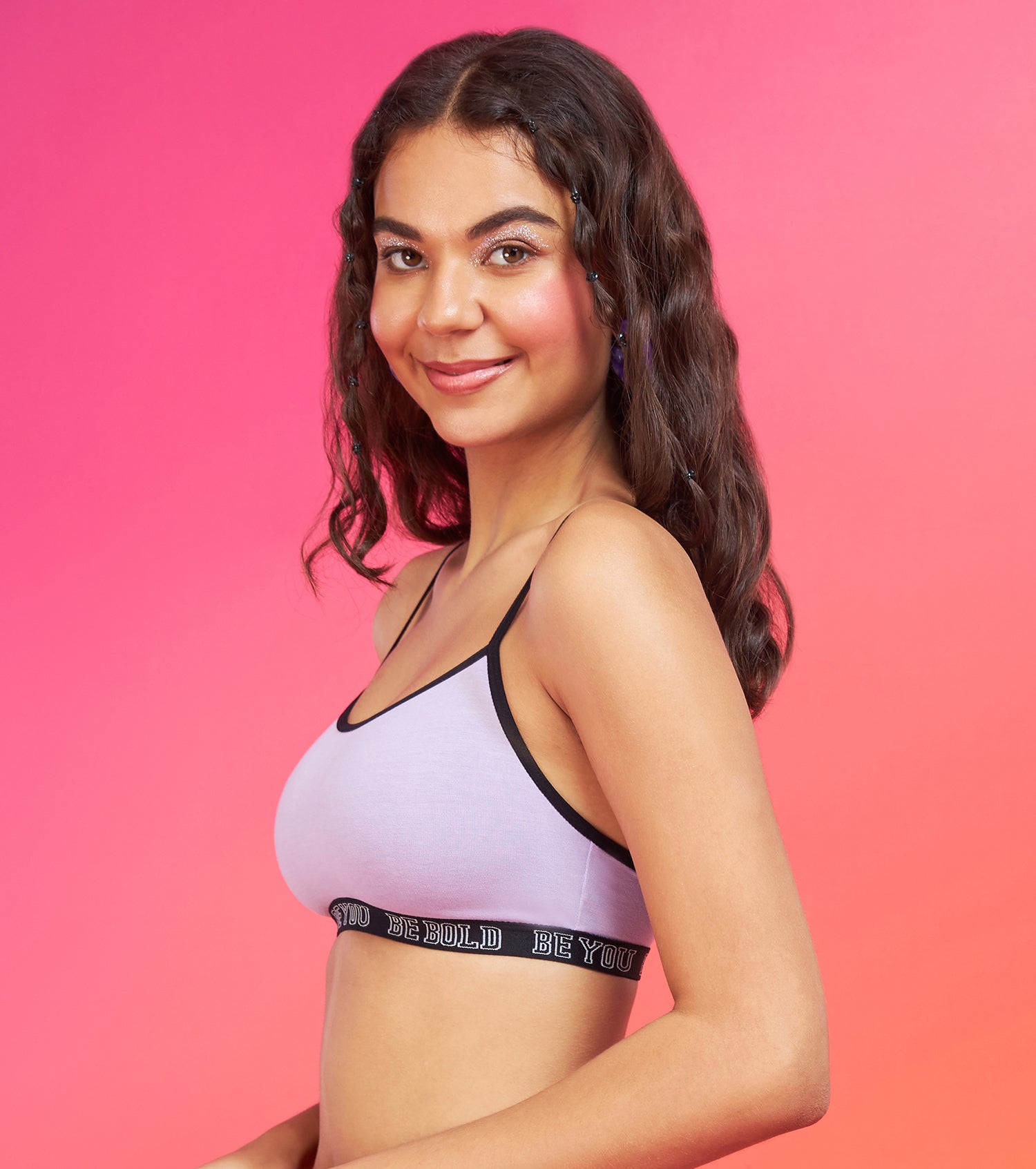 Enamor XO Lilac Non-Wired Non Padded Regular Bra - Baylish