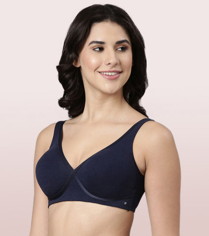 Enamor Ultimate Lounge Bamboo Pop-Up Bra For Women | Eco-Friendly Bamboo Fabric For All Day Freshness