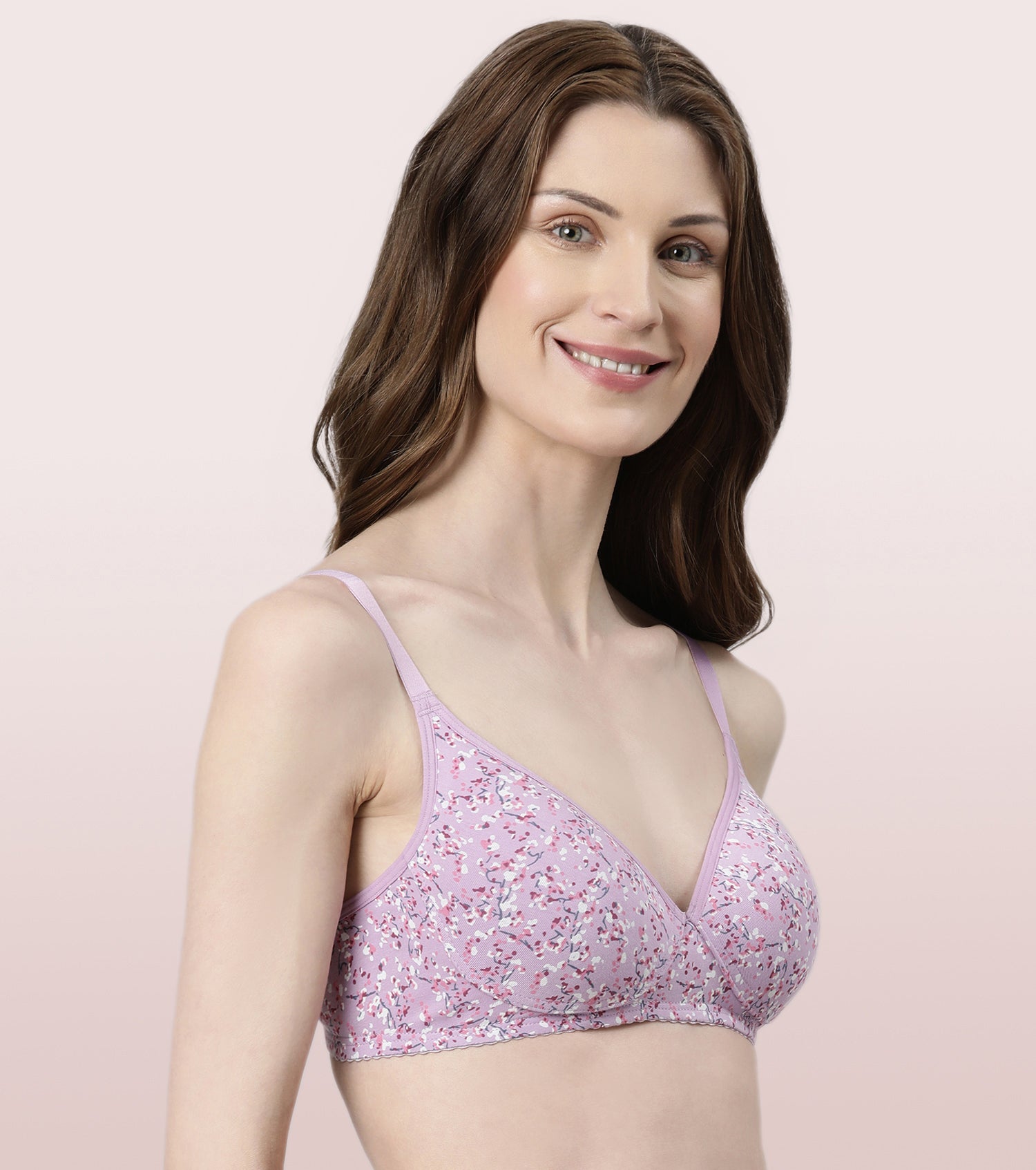 Enamor Perfect Coverage Supima Cotton T-Shirt Bra For Everyday Comfort - Padded, Non-Wired Bra & Medium Coverage Bra | A039