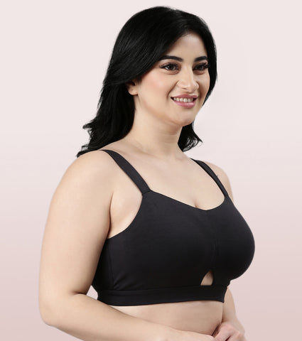 Enamor Cloud Soft Cotton Full Support Minimizer Bra | A064