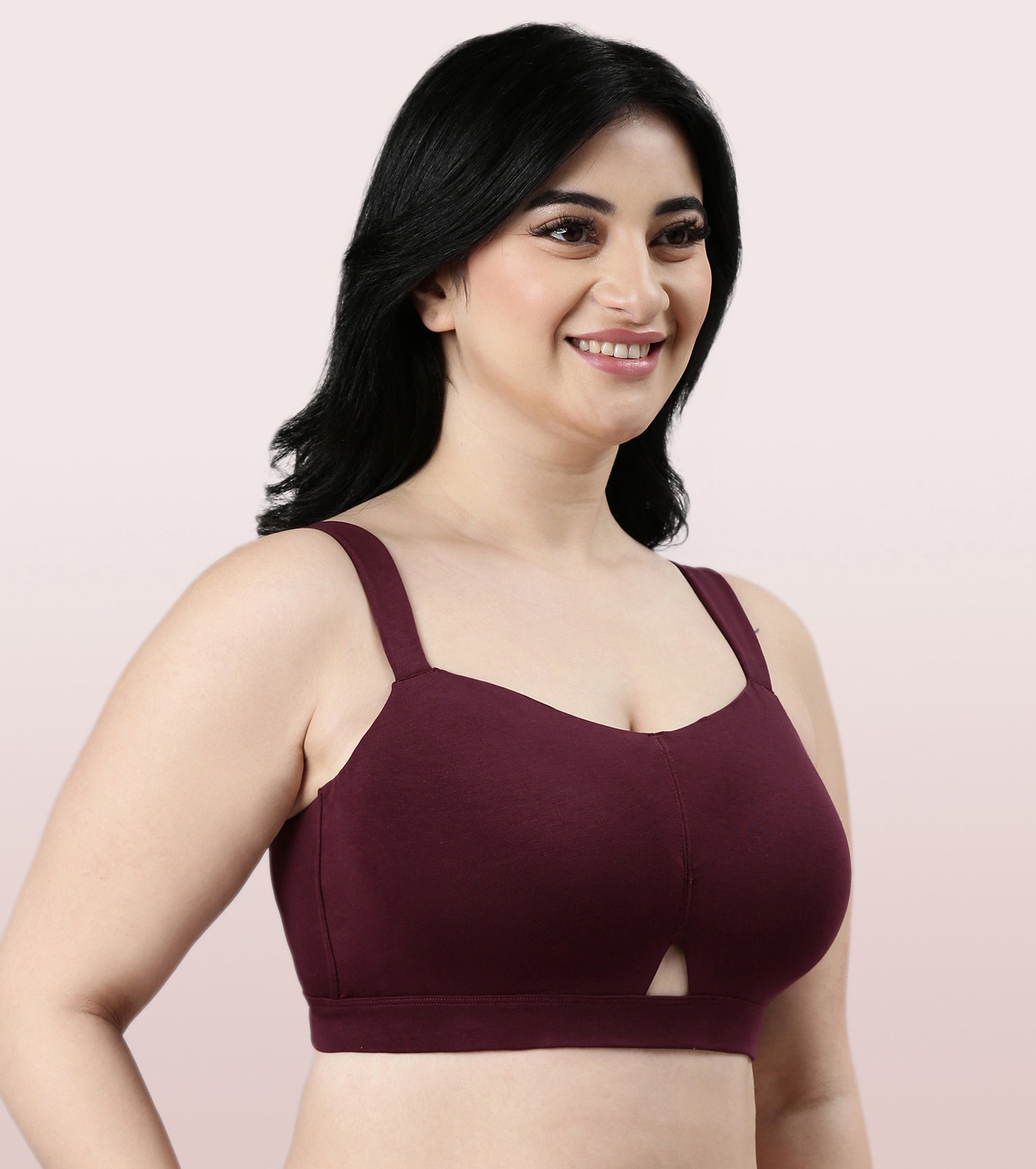 Enamor Cloud Soft Cotton Full Support Minimizer Bra | A064