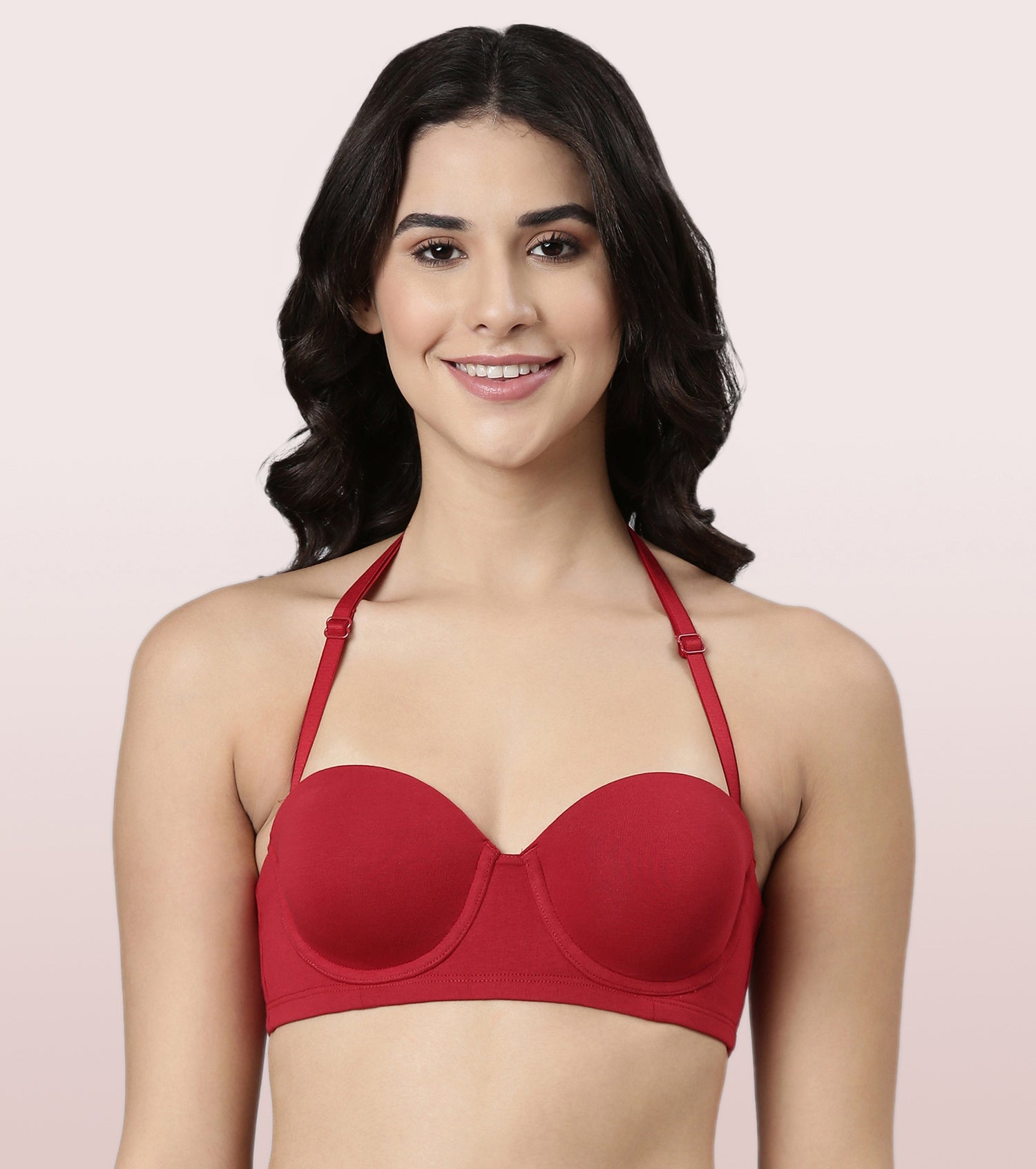 Enamor Multiway Bra For Women | High Coverage Cotton Strapless Bra For No Spill Coverage | A078Enamor Multiway Bra For Women | High Coverage Cotton Strapless Bra For No Spill Coverage | A078