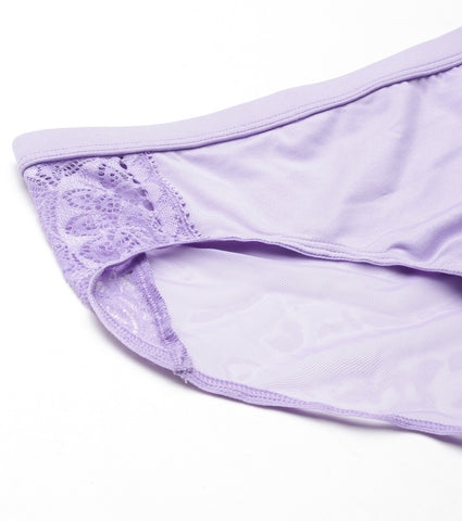 Enamor Mid Waist Hipster Co-Ordinate Panty For Women | Stretch Tulle Fabric With Pretty Side Lace Detailing | P118