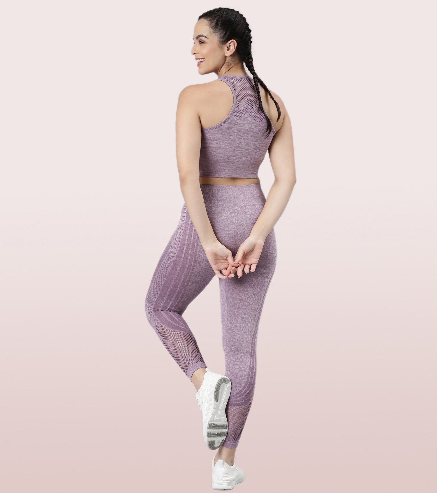 Enamor Medium Support Sports Bra | Held-in-fit Seamless Bra With Perforation For Ventilation For Women | A203