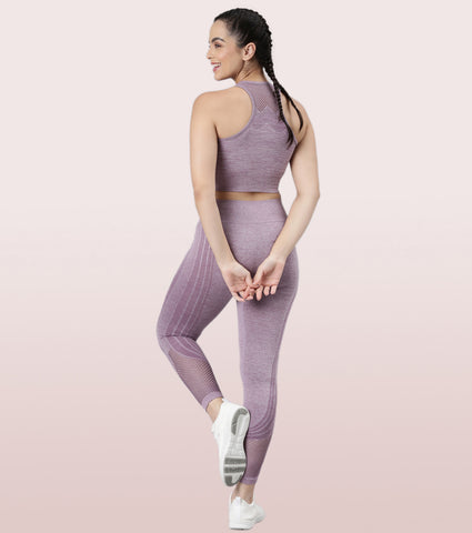 Enamor Medium Support Sports Bra | Held-in-fit Seamless Bra With Perforation For Ventilation For Women | A203