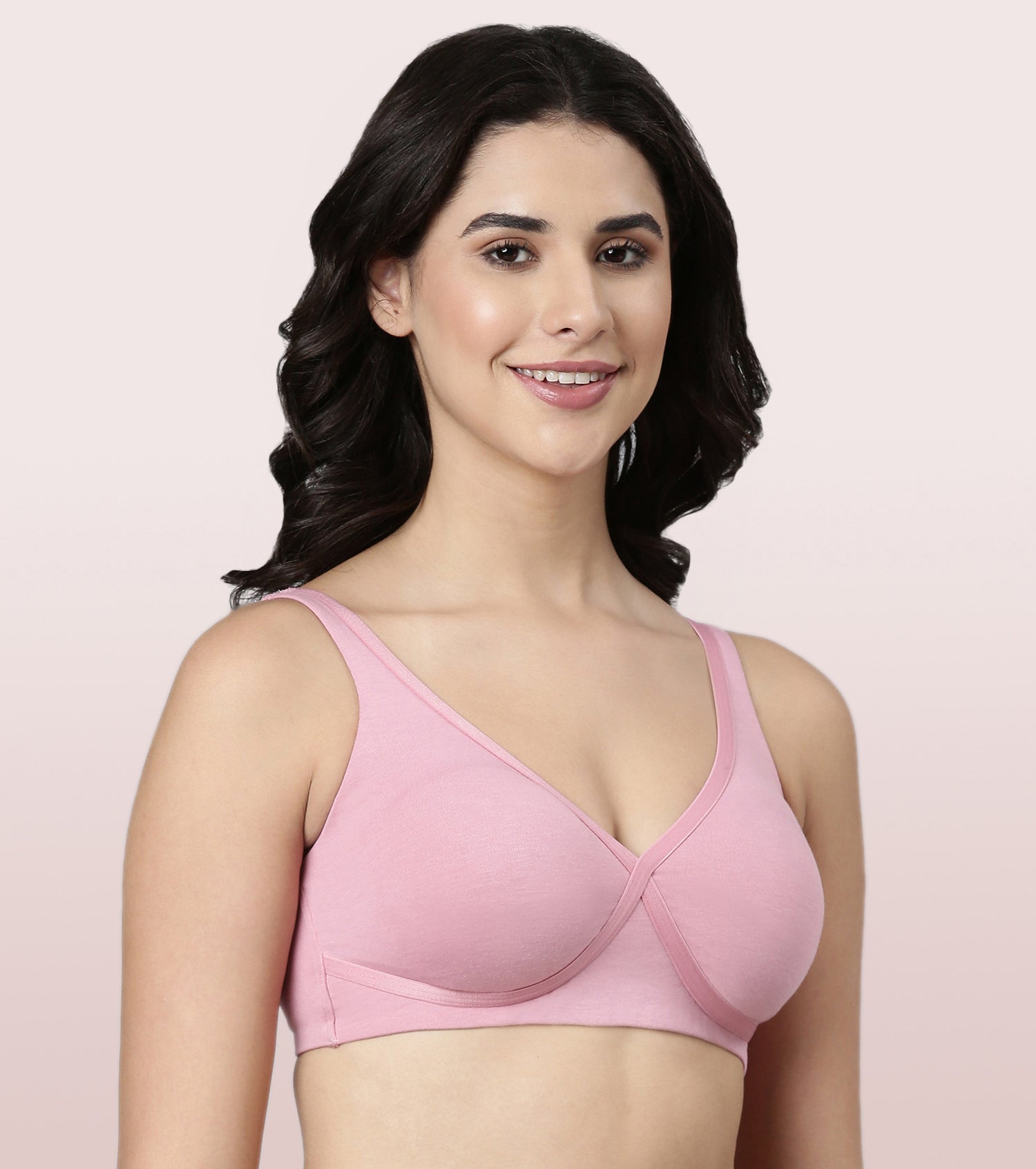 Enamor Ultimate Lounge Bamboo Pop-Up Bra For Women | Eco-Friendly Bamboo Fabric For All Day Freshness