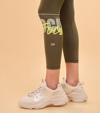 Enamor A606 Calm Legging - Dry Fit High Waist Basic Workout Leggings for Active Comfort