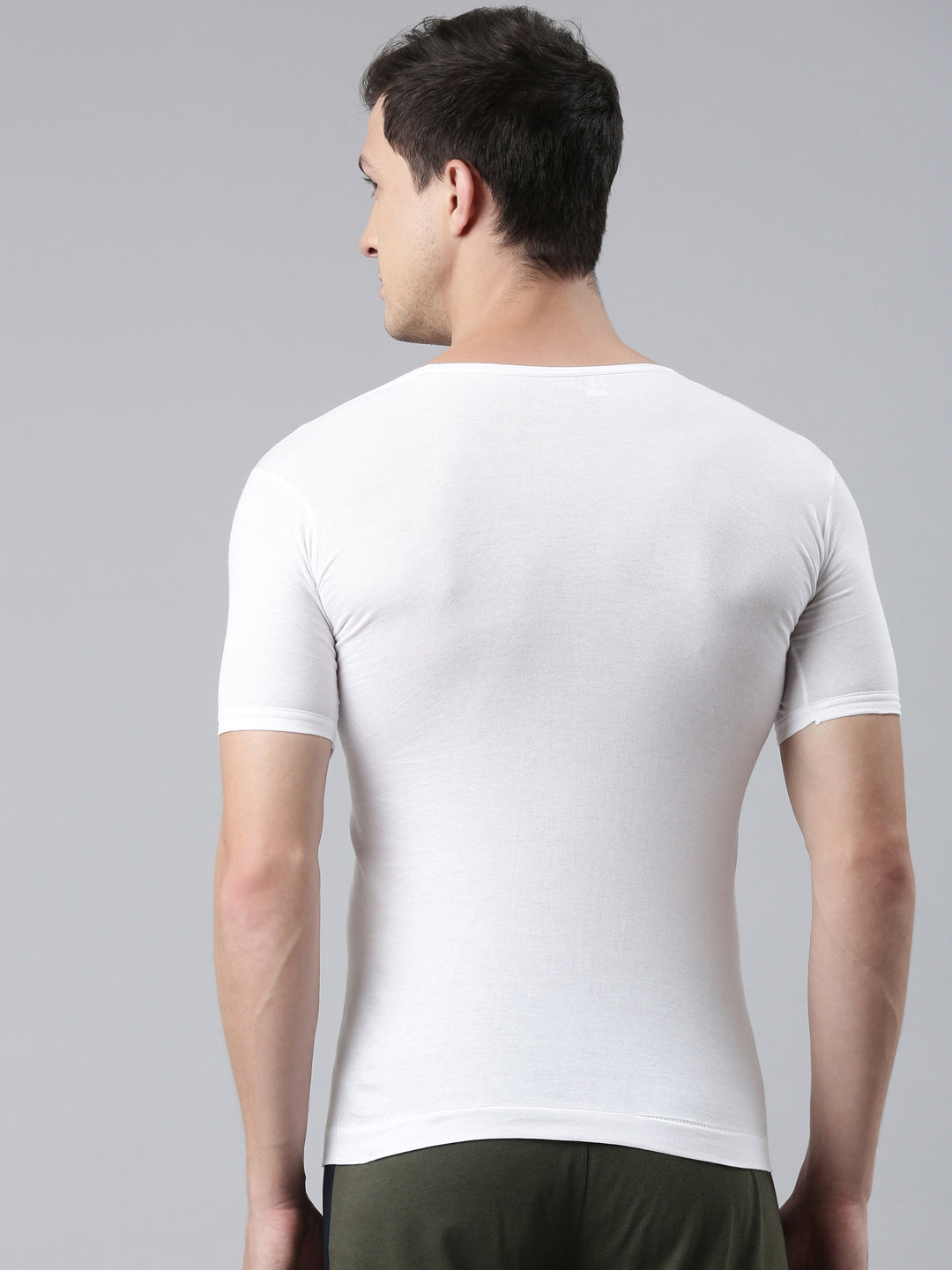 Dixcy Scott Originals Men’s White Vest Modern Fit Solid innerwear