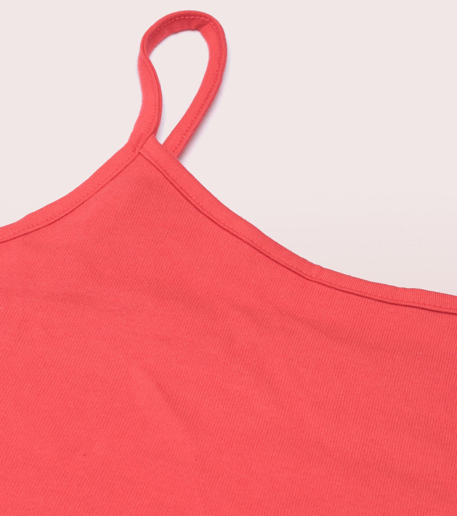 "Enamor E016  Flat Back Slim Fit Rib Camisole With Regular Length Regular Length"