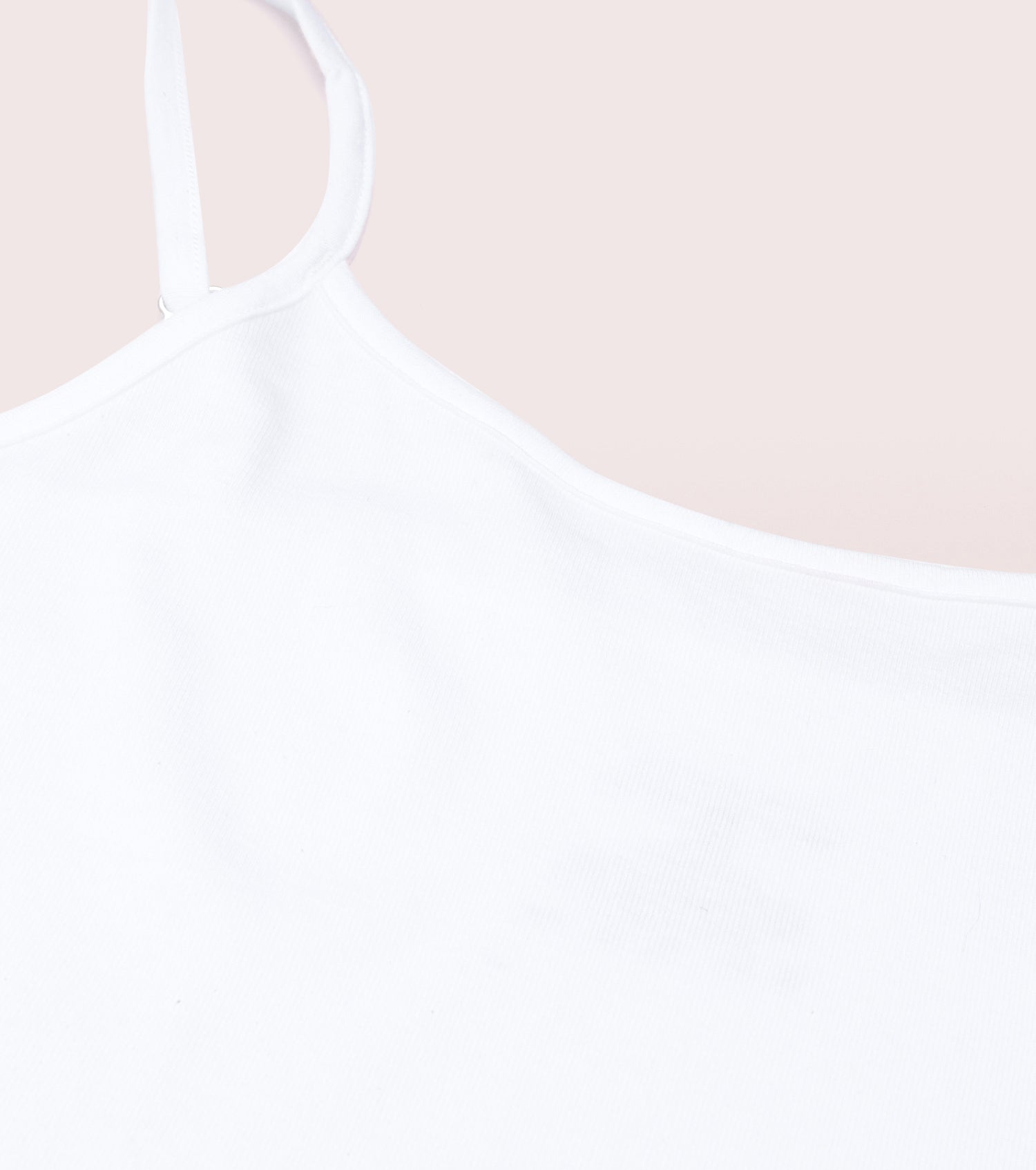 "Enamor E016  Flat Back Slim Fit Rib Camisole With Regular Length Regular Length"