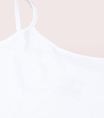 "Enamor E016  Flat Back Slim Fit Rib Camisole With Regular Length Regular Length"