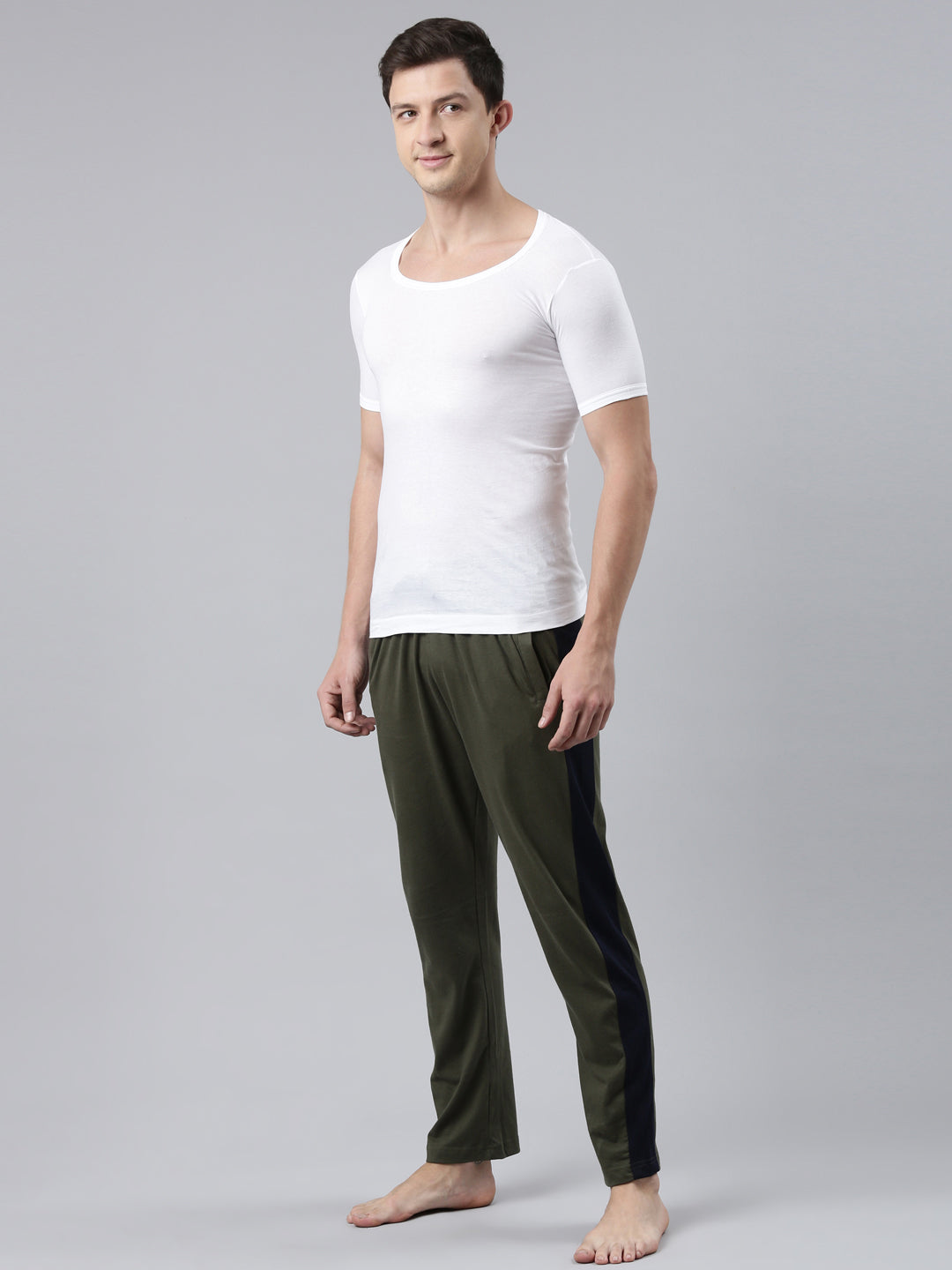 Dixcy Scott Originals Men’s White Vest Modern Fit Solid innerwear