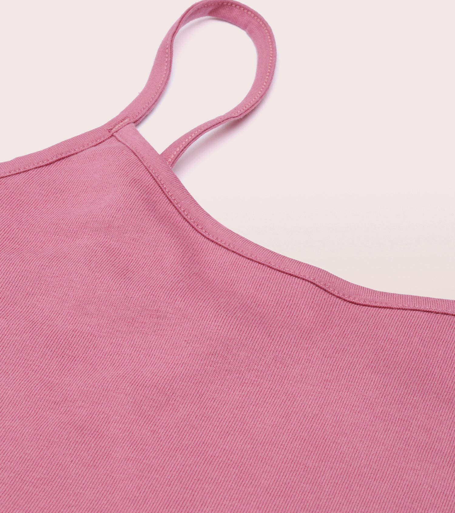 "Enamor E016  Flat Back Slim Fit Rib Camisole With Regular Length Regular Length"