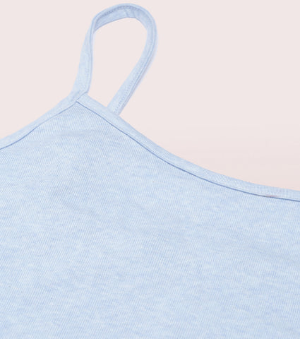 "Enamor E016  Flat Back Slim Fit Rib Camisole With Regular Length Regular Length"