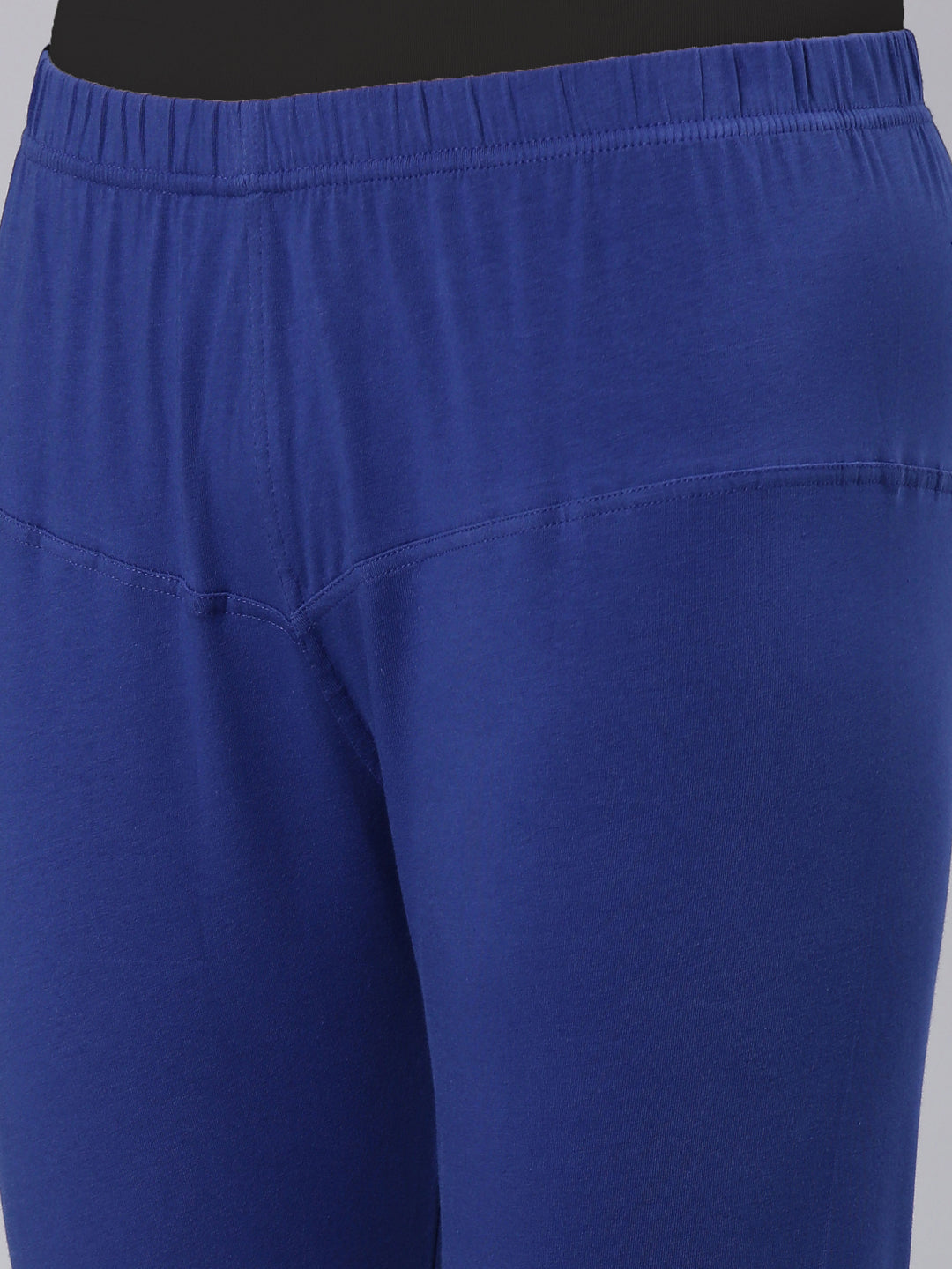 DIXCY SCOTT Slimz Dark Blue Solid Churidar Length Leggings