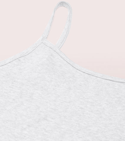 "Enamor E016  Flat Back Slim Fit Rib Camisole With Regular Length Regular Length"