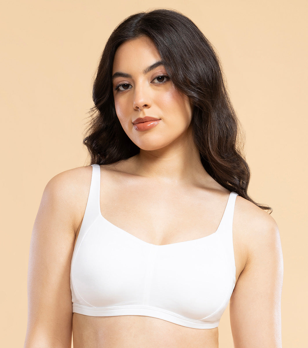 Enamor A058 Cotton Eco-Antimicrobial Comfort Minimizer Bra