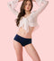 Enamor IP37 Innovations Flexi Free, Comfy Essentials, No Visible Panty Lines, All Day Comfort, Mid Waist Brief Panty for Women - Regular Coverage (Lisbon Blue)