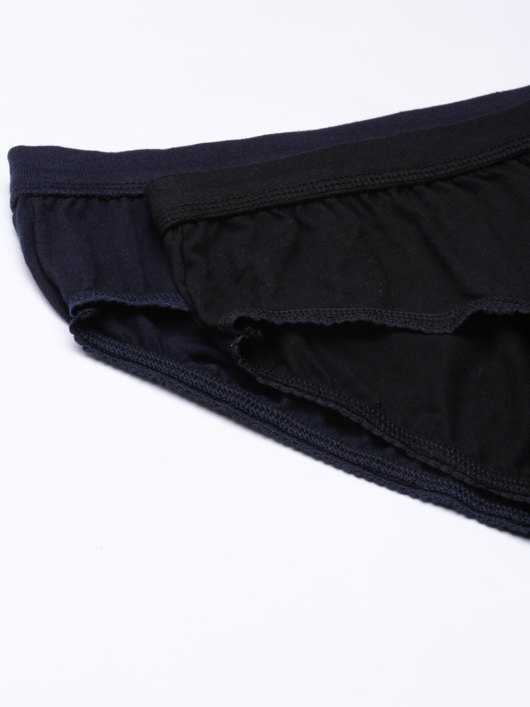 SLIMZ Women Mid Rise Elastic Solid Panty Pack of 6