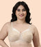 Enamor Classic Lift Women's Everyday Fashion Full Suppot Bra - Non-Padded, Wirefree, Full-Coverage - FB06 PALE SKIN