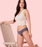 Enamor PB40 Innovations Invisi, All Day Comfort, Low Waist Bikini Panty for Women - No Visible Panty Lines, Sweat wicking, Free Cut, Regular Coverage -  Pack of 1 (Ink Grey)