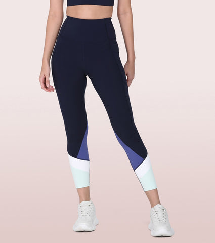 The New Energy Legging | Dry Fit Color Block Engineered Leggings