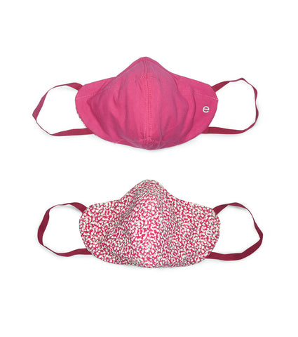 REVERSIBLE MASK : 4-Layer Safety Mask With Cotton | >95% Protection | Adult Mask - Pack of 3