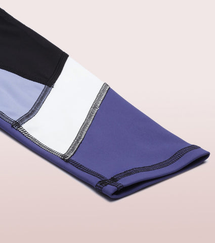 The New Energy Legging | Dry Fit Color Block Engineered Leggings