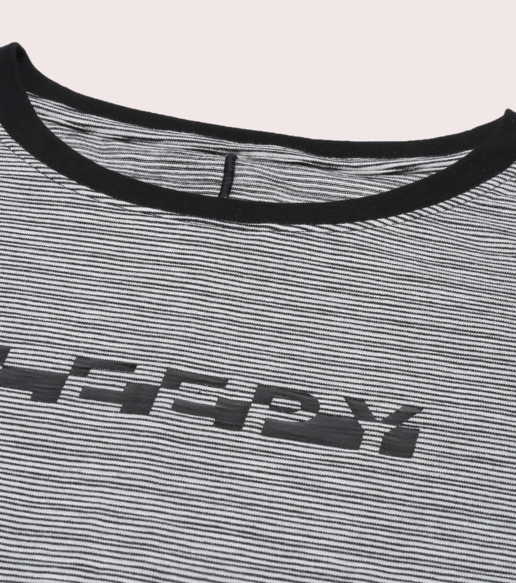 Basic Dress | Cotton Slounge Mini Dress With Chest Graphic