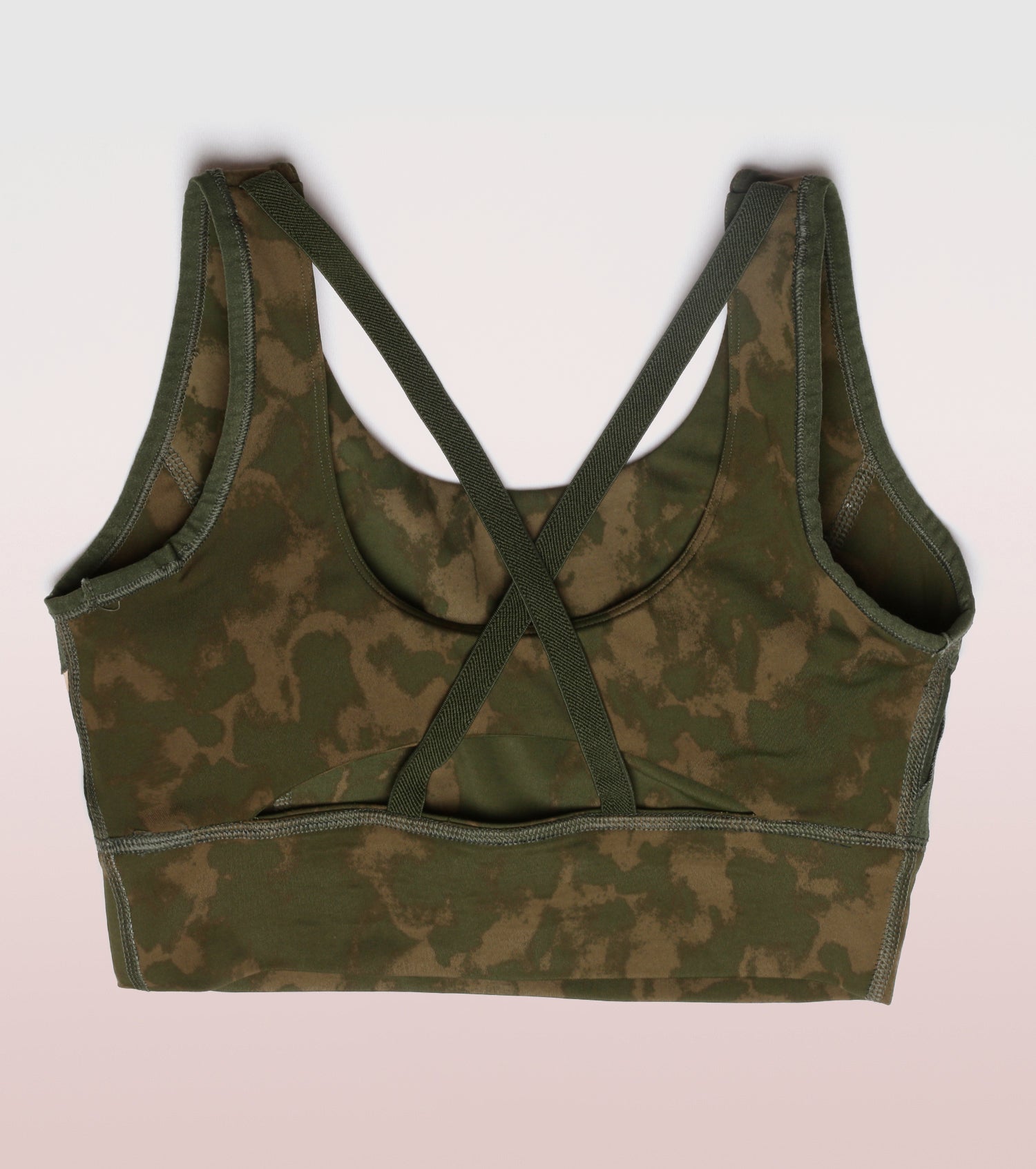 Long Line Sports Bra | Scoop Neck Long Line High Impact Dry Fit Sports Bra