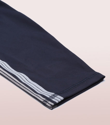 Hugged Legging | Dry Fit Stripe Graphic Print Leggings