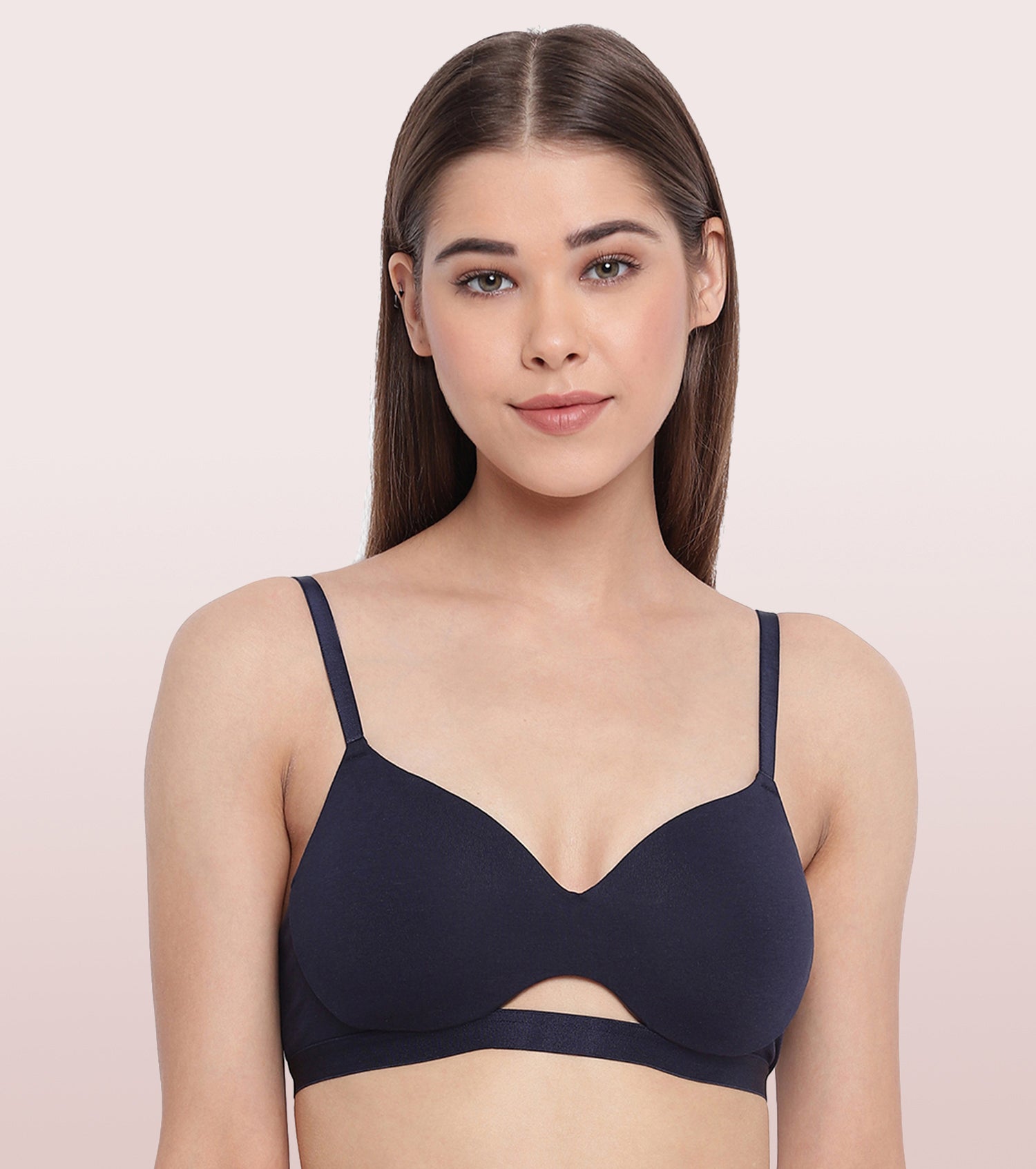 Invisible Neckline Cotton T-Shirt Bra