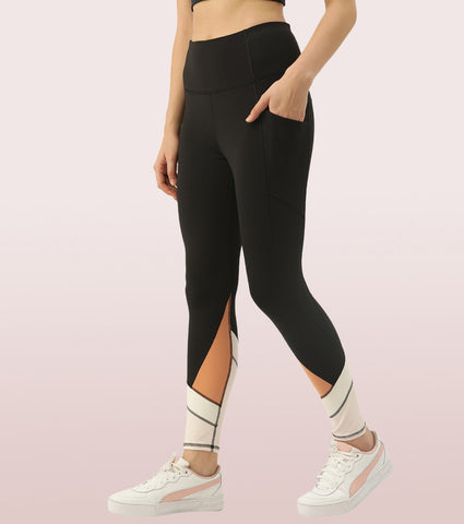 The New Energy Legging | Dry Fit Color Block Engineered Leggings