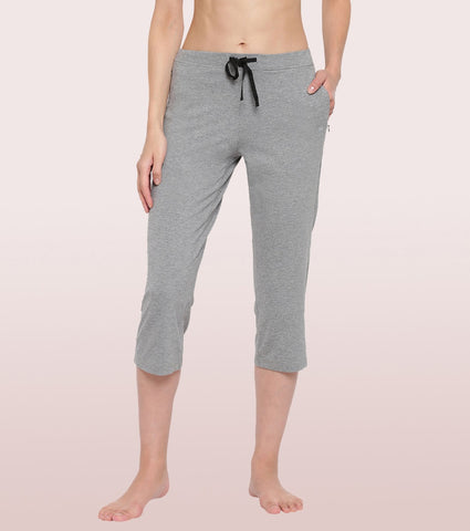 Lounge Capri | Straight Leg Cotton Spandex Capri