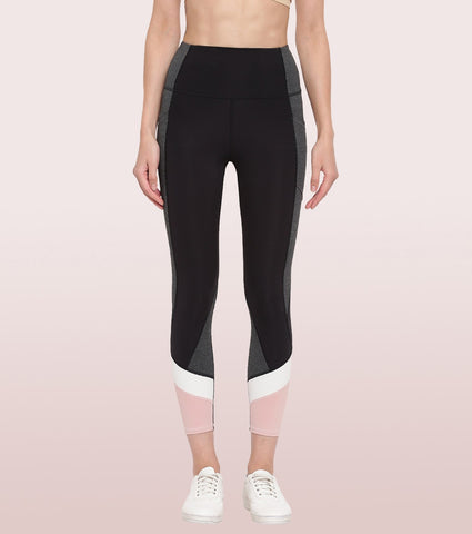 The New Energy Legging | Dry Fit Color Block Engineered Leggings