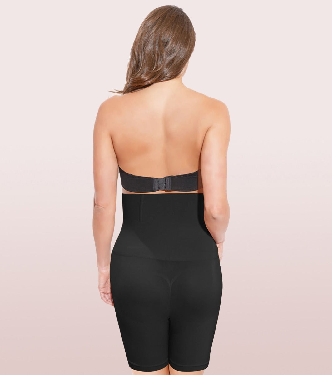 Buy Enamor Hi-Waist Thigh Slimmer, Seamless - Buff online