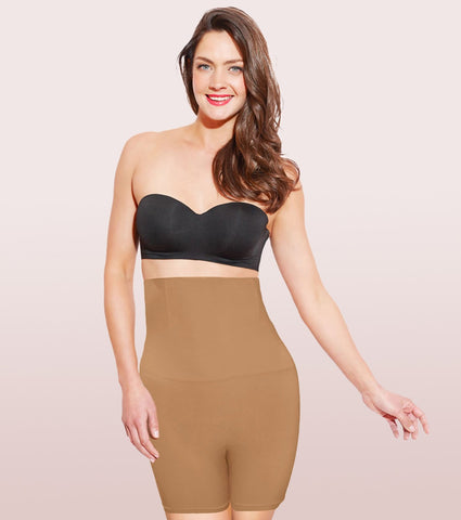 Hi-Waist Thigh Slimmer - (Low & Medium Compression)