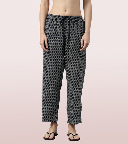 Slounge Pant | Modal Woven Printed Pull-On Pant