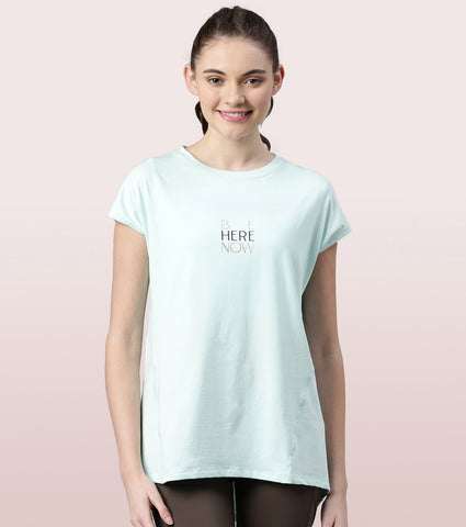 Active Stay Fresh Tee | Dry Fit Cotton Spandex Workout Tee