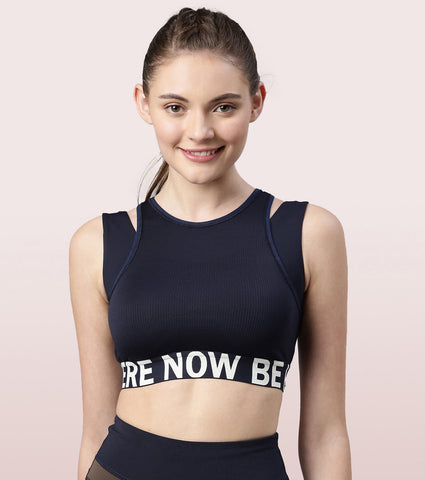Active Energy Sports Bra | Dry Fit High Impact Longline Sports Bra