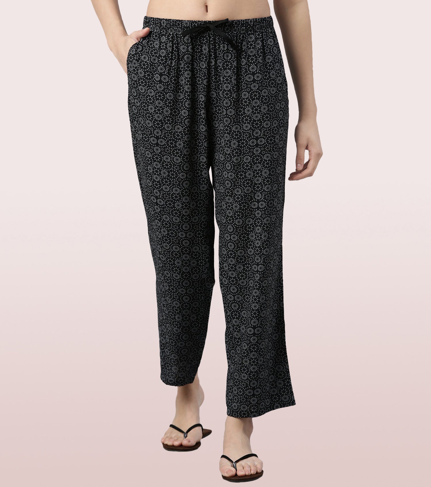 Slounge Pant | Modal Woven Printed Pull-On Pant