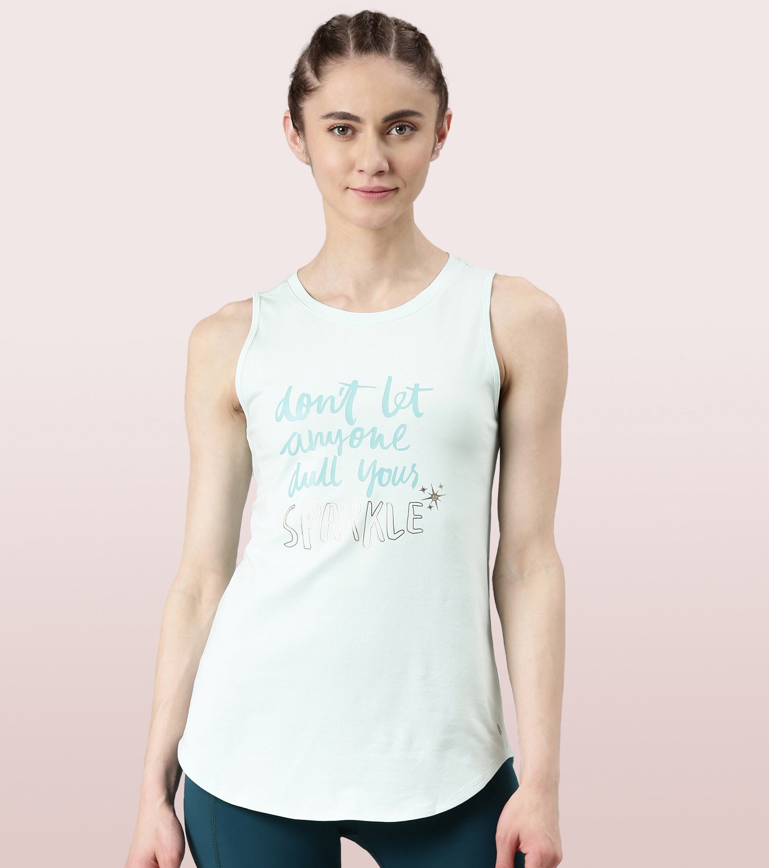 Athleisure- A307
ACTIVE COTTON TANK | ANTI ODOUR COTTON GRAPHIC HIP COVERING LONG LENGTH TANK
RELAXED FIT | LONG LENGTH