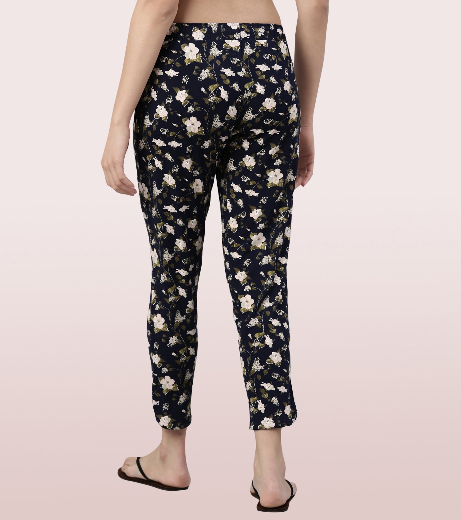 Lazy Pant | Pull-On Flannel Pants With Satin Adjustable Waist Drawstring & Pockets